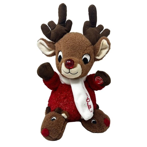 Dan Dee Christmas Rudolph the Red Nosed Reindeer Musical 2021 Plush Stuffed 12" - Picture 1 of 11